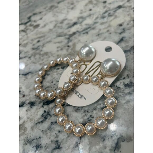 8 Other Reasons Gorg Hoops Gold Womens Size OS - Picture 5 of 8